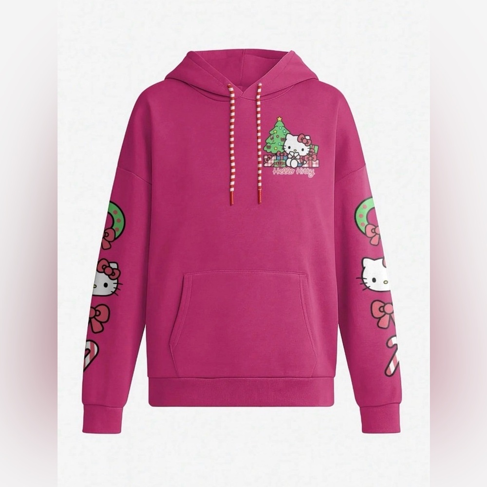 Hello Kitty Women's Holiday Graphic Hoodie